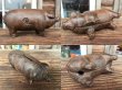 画像2: Vintage AD Cast Iron Pig  Piggy Bank #B (DJ780) (2)