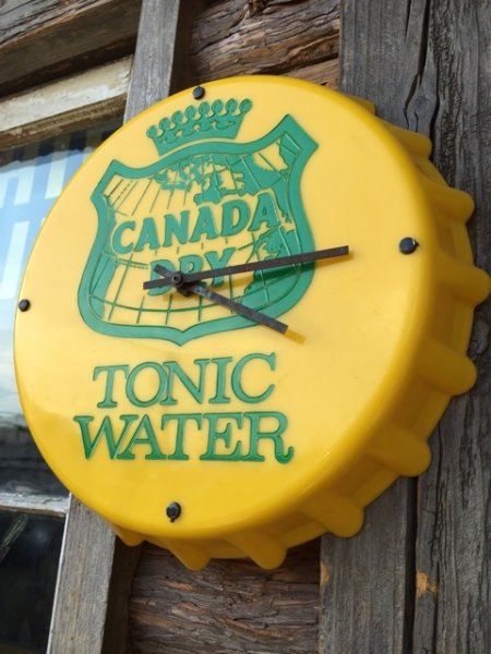 画像1: 70s Vintage Canada Dry Wall Clock (DJ787) (1)
