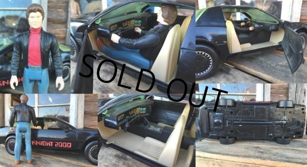 画像2: 80 Vintage Kenner Knight Rider Knight 2000 & Figure (DJ789) (2)