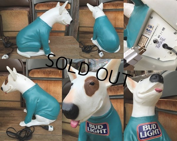 画像2: 80s Vintage Spuds MacKenzie Bud Light Store Display Lamp #B (DJ795) (2)
