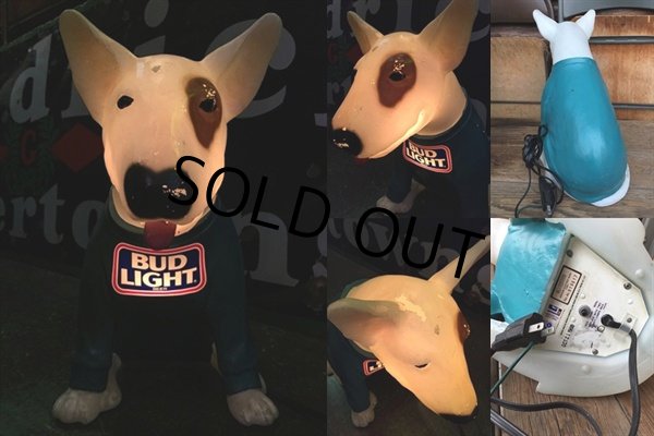 画像3: 80s Vintage Spuds MacKenzie Bud Light Store Display Lamp #C (DJ794) (3)