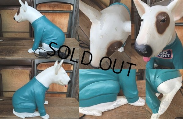 画像2: 80s Vintage Spuds MacKenzie Bud Light Store Display Lamp #C (DJ794) (2)