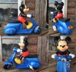 画像2: 80s Vintage Mickey Scooter Wind Up #B (DJ798) (2)