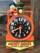 画像1: SALE！ 70s Vintage Mickey Talking Alarm Clock (DJ796) (1)