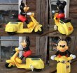 画像2: 80s Vintage Mickey Scooter Wind Up #Y (DJ799) (2)