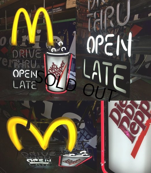 画像4: McDonald's & Dr.pepper Neon Sign (DJ808) (4)