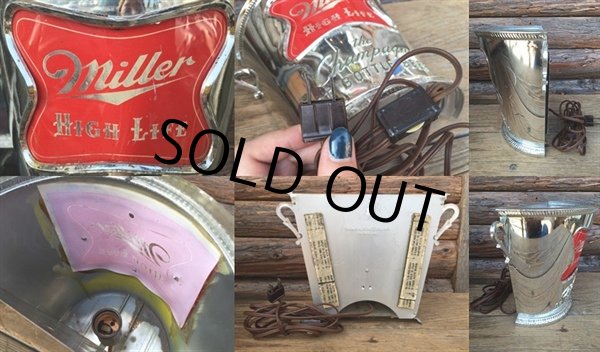 画像2: Vintage Miller Beer Light Up Sign Wall Lamp (DJ810) (2)