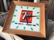 画像1: Vintage 7UP Lighted Sign Wall Clock (DJ811) (1)