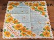 画像1: 50s Vintage Souvenir Handkerchief State of Kansas (DJ826) (1)