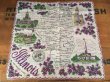 画像1: 50s Vintage Souvenir Handkerchief State of Illinois (DJ820) (1)