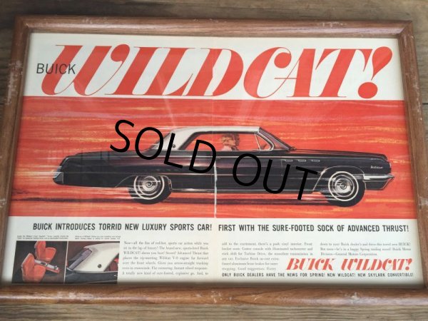 画像3: Vintage AD Poster Buick W/Frame (DJ846) (3)