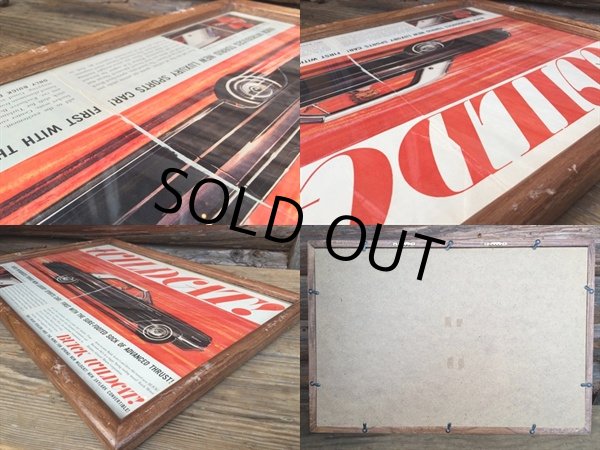 画像2: Vintage AD Poster Buick W/Frame (DJ846) (2)