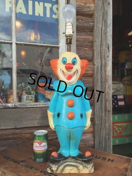 画像2: 60s Vintage Bozo the Clown Lamp (DJ864) (2)
