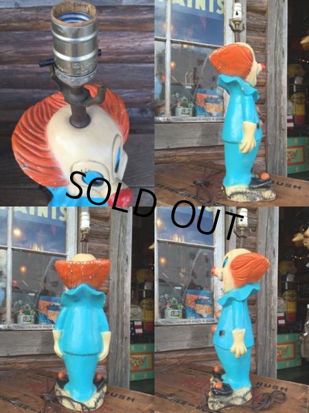 画像3: 60s Vintage Bozo the Clown Lamp (DJ864) (3)