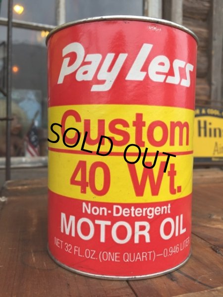 画像1: SALE！ Vintage Pray Less 1 Quart Motor Oil Can (DJ879)  (1)