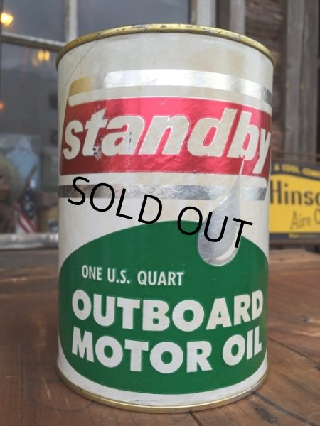 画像1: SALE！ Vintage Standby 1 Quart Motor Oil Can (DJ883)  (1)