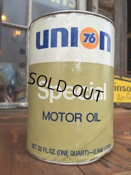 画像1: SALE！ Vintage UNION76 1 Quart Motor Oil Can (DJ886)  (1)