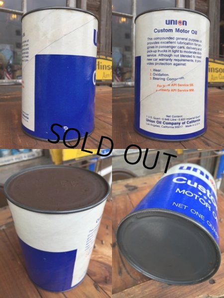 画像2: SALE！ Vintage UNION76 1 Quart Motor Oil Can (DJ885)  (2)