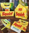 画像2: Vintage Soda 6-Pac bottles Cardboard carrying case / Squirt (DJ921) (2)
