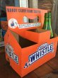 画像1: Vintage Soda 6-Pac bottles Cardboard carrying case / Whistle (DJ910) (1)