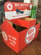 画像1: Vintage Soda 6-Pac bottles Cardboard carrying case / Vess (DJ920) (1)
