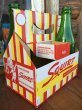 画像1: Vintage Soda 6-Pac bottles Cardboard carrying case / Squirt (DJ918) (1)