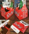 画像2: Vintage Soda 6-Pac bottles Cardboard carrying case / Duffy's (DJ917) (2)