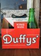 画像1: Vintage Soda 6-Pac bottles Cardboard carrying case / Duffy's (DJ917) (1)