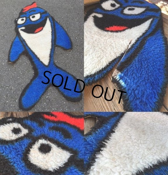 画像2: 70s Vintage Charlie Tuna Rag Mat (T314) (2)