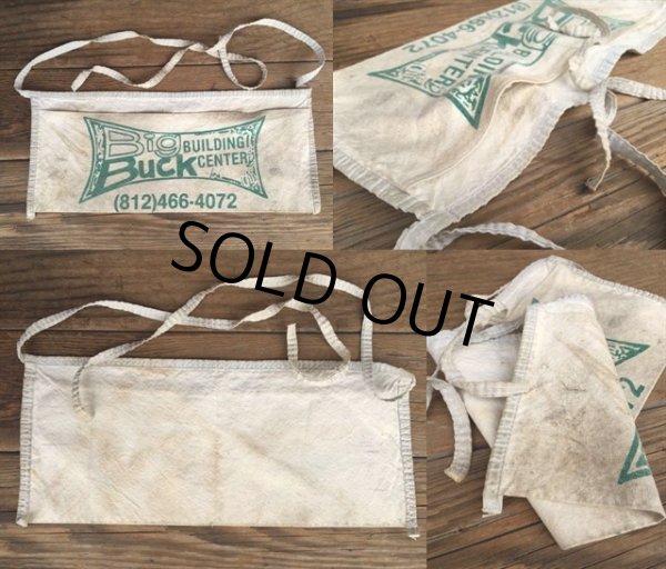 画像2: Vintage Carpenter Nail Apron / Big Buck (DJ977) (2)