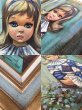 画像2: 60s Eden Vintage Big Eyes Art Harlequin (DJ982)  (2)