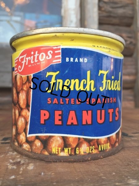 画像1: Vintage Fritos Peanuts Can (DJ983） (1)