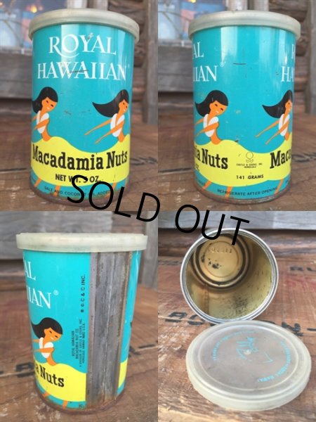 画像2: Vintage Royal Hawaiian Macadamia Nuts Can (DJ984） (2)