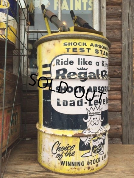 画像1: Vintage NAPA Auto Parts Shock Absorber Test Stand Store Display (MA17) (1)