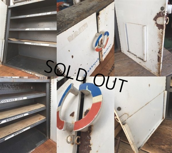 画像3: Vintage United Delco Metal Cabinet (MA22) (3)