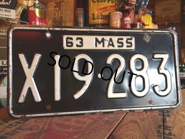 画像1: 60s Vintage Lisence Plate / X19-283 (MA33) (1)