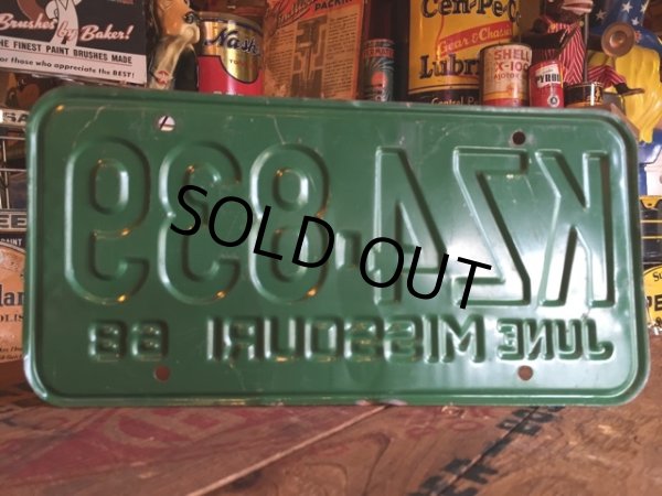 画像2: 60s Vintage Lisence Plate / KZ4-839 (MA28) (2)