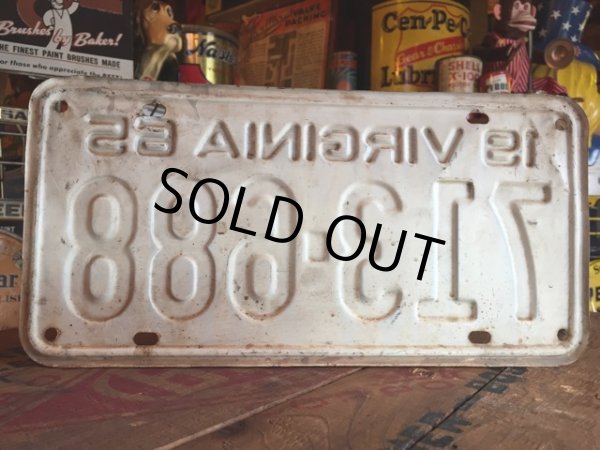 画像2: 60s Vintage Lisence Plate / 713-688 (MA27) (2)