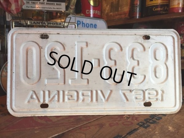 画像2: 60s Vintage Lisence Plate / 833-120 (MA40) (2)