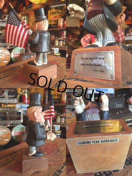 画像2: 70s Vintage W.C FIELDS Caramic Statue (MA43) (2)