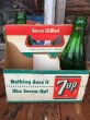 画像1: Vintage Soda 6-Pac bottles Cardboard carrying case / 7UP (MA49) (1)