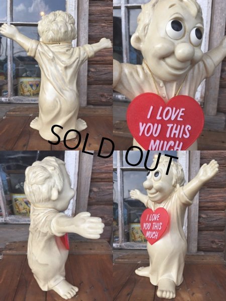 画像2: 70s Vintage Message Doll / I Love... #L (MA60)  (2)