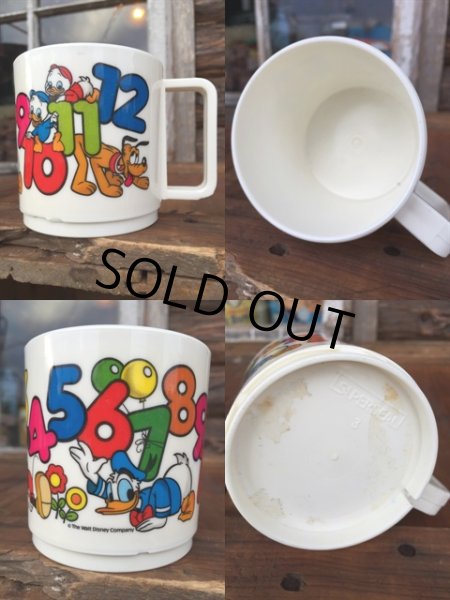 画像2: 70s Vintage Disney Plastic Mug Cup 123 (MA74) (2)