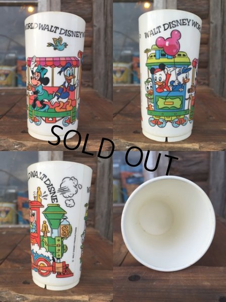 画像2: 70s Vintage Disney Plastic Cup Train S (MA69) (2)