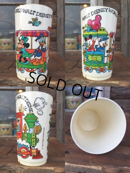 画像2: 70s Vintage Disney Plastic Cup Train L (MA70) (2)
