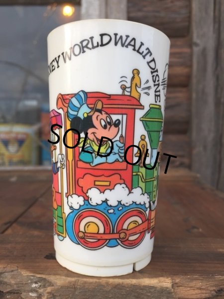 画像1: 70s Vintage Disney Plastic Cup Train S (MA69) (1)