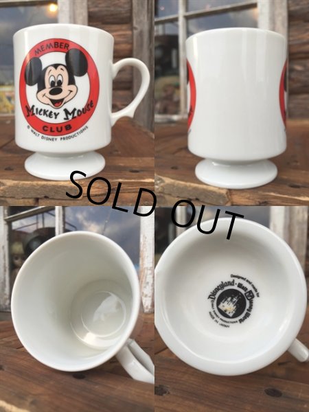 画像2: 70s Vintage Disney Mug Cup Mickey Mouse Club (MA76) (2)