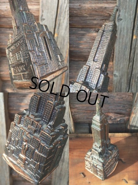 画像3: 60s Vintage Empire State Building Metal Bank (MA103) (3)