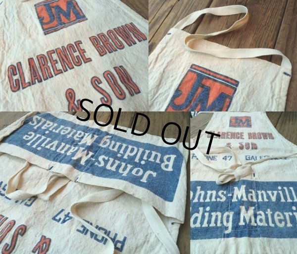 画像3: Vintage Carpenter Nail Apron / JM (MA111) (3)