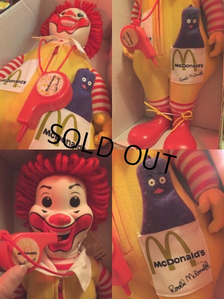 画像2: 70s Vintage Hasbro Ronald McDonald Doll (MA122) (2)